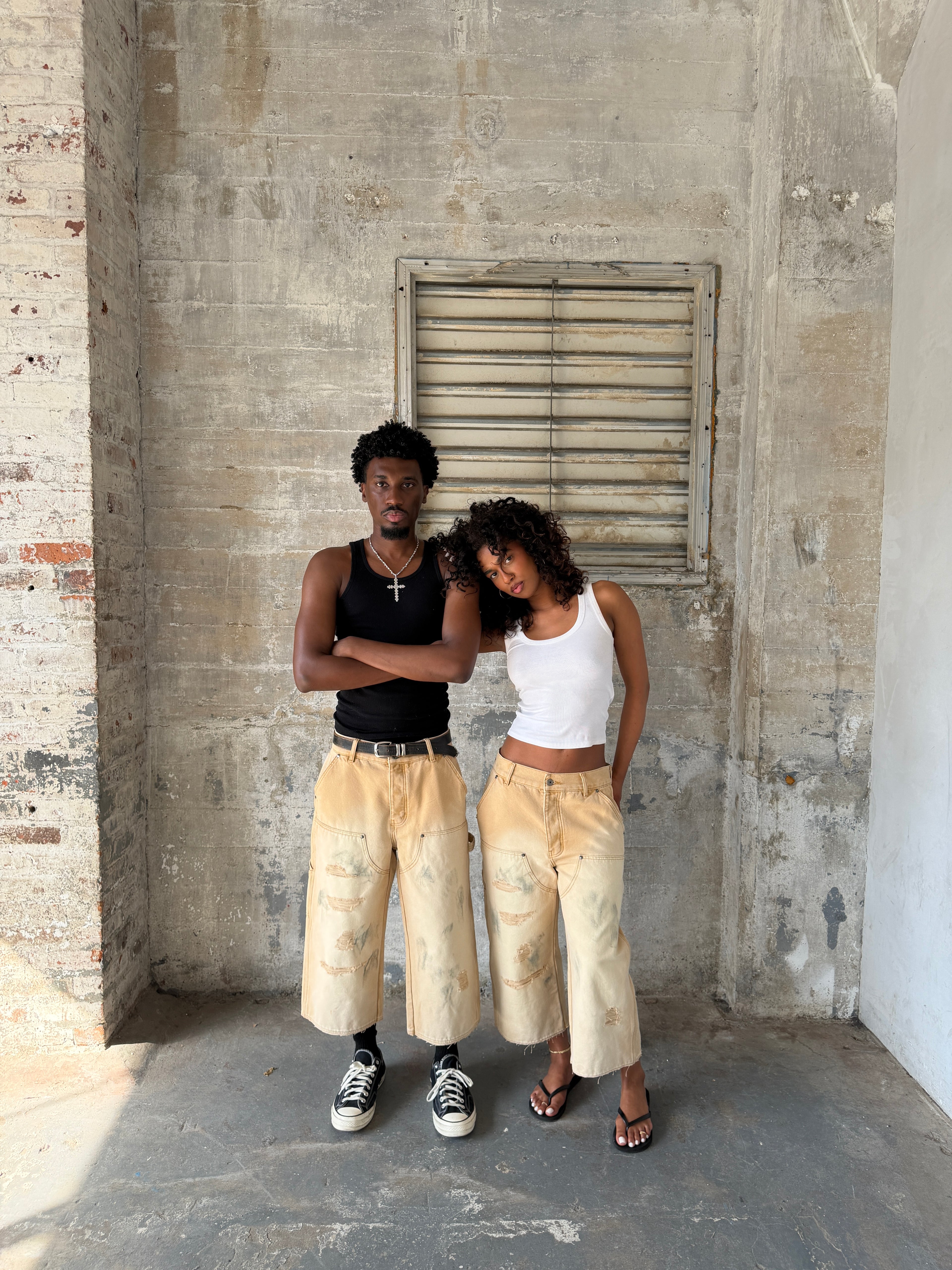 3/4 Double Knee Capri's