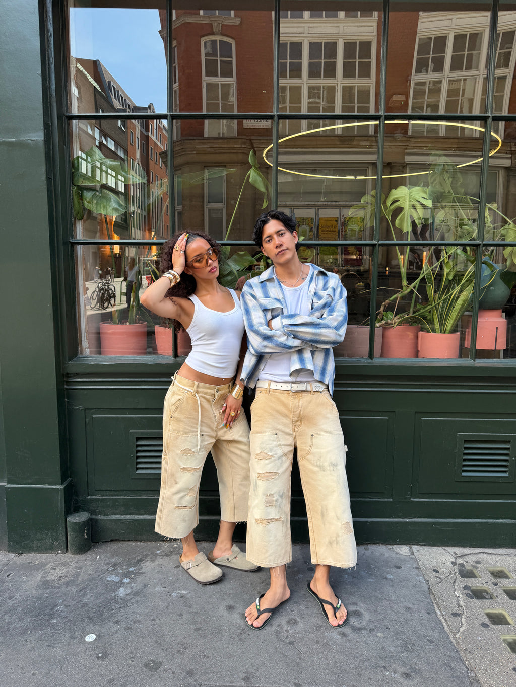 3/4 Double Knee Capri's