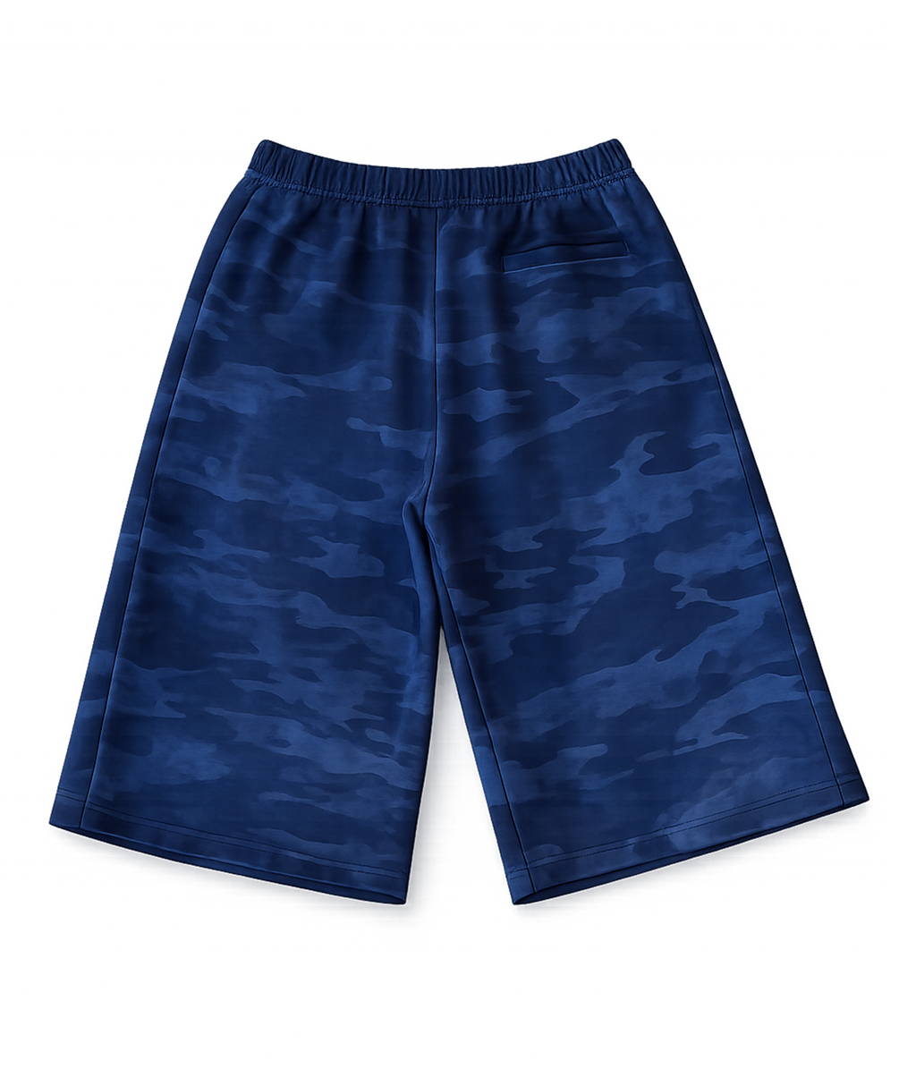 BLUE CAMO 3/4 CAPRI